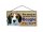 Holzschild - Hier wohnt der verwöhnteste Beagle der Welt - 25 x 12,5 cm