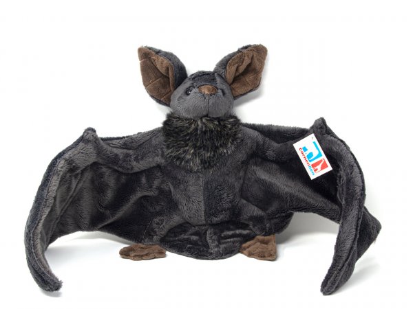 Fledermaus Bat Plüsch Tier 36 cm,Plüschtier braun,NEU 