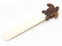 Holz-Lesezeichen - Wasserschildkröte - 12 cm