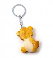 Schlüsselanhänger aus Holz - Bärchen