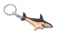 Schlüsselanhänger aus Holz - Hai