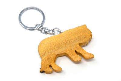 Schlüsselanhänger aus Holz - Tiger, 5,90 €