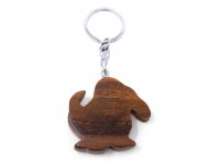Schlüsselanhänger aus Holz - Hund