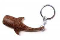 Schlüsselanhänger aus Holz - Walhai