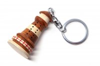 Schlüsselanhänger aus Holz - Leuchtturm