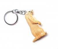Schlüsselanhänger aus Holz - Präriehund