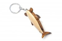 Schlüsselanhänger aus Holz - Hammerhai