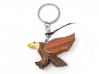 Schlüsselanhänger aus Holz - Adler Flug
