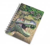 3D Notizbuch - Dinos - klein