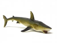 Tier-Spielfigur - Hai grün - 36 cm
