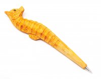 Holzkugelschreiber - Seepferdchen, ca. 20cm