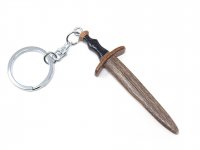 Schlüsselanhänger aus Holz - Schwert