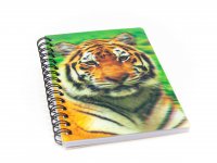 3D Notizbuch - Tiger - klein