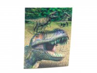 3D Notizblock - T-Rex im Kampf - mini