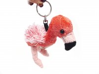 Plüsch Schlüsselanhänger - Flamingo