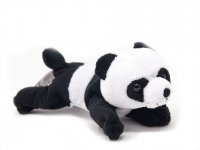 Kuscheltier - Panda liegend - 18 cm