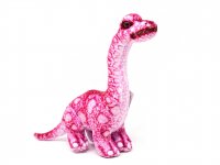 Cornelissen - Kuscheltier - Brachiosaurus pink - 23 cm