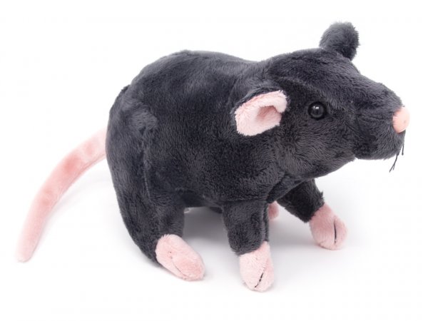 Cornelissen - Kuscheltier - Ratte schwarz - 31 cm