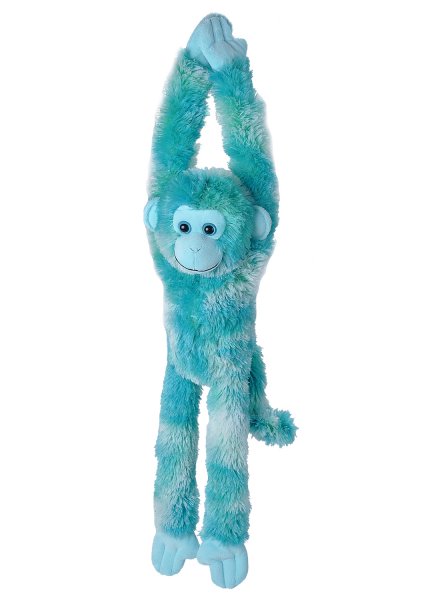 Wild Republic - Kuscheltier - Hanging Monkey - Affe Vibes Blau