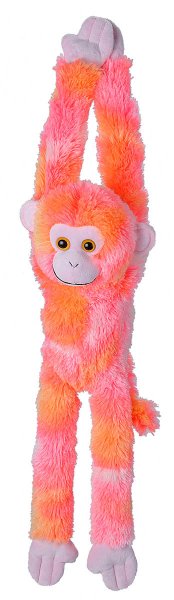 Wild Republic - Kuscheltier - Hanging Monkey - Affe Vibe Pink
