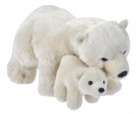 Wild Republic - Kuscheltier - Mom & Baby - Eisbär