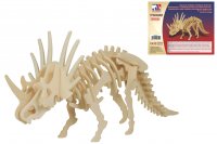 Holz 3D Puzzle - Styracosaurus