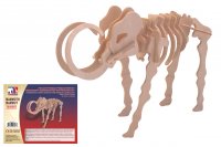 Holz 3D Puzzle - Mammut