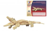 Holz 3D Puzzle - Krokodil