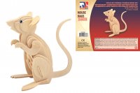 Holz 3D Puzzle - Maus