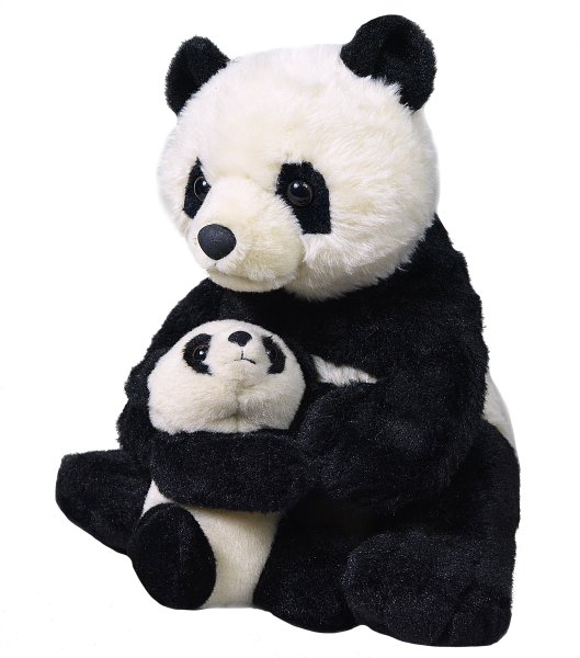 Wild Republic - Kuscheltier - Mom & Baby - Panda