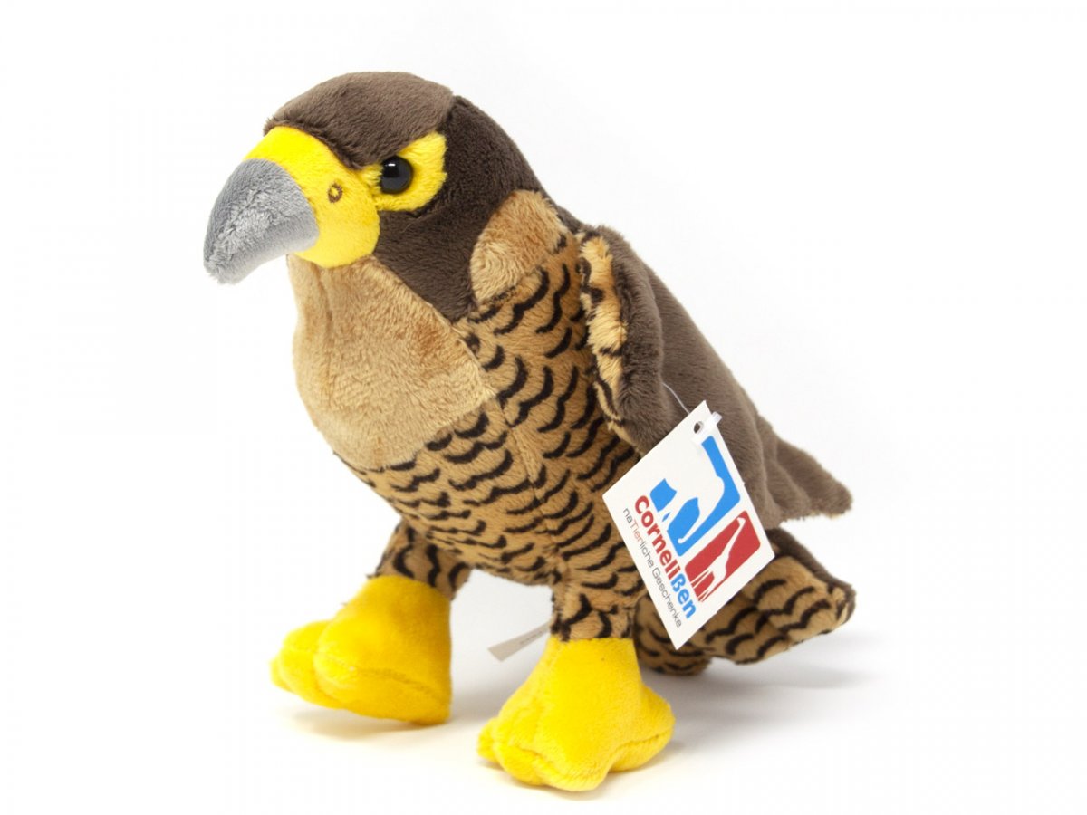 Wild Republic 79885 Falke mit Mütze 18 cm Vogelwelt Kuscheltier Plüschtier 