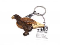 Schlüsselanhänger aus Holz - Seeadler