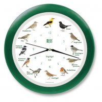 KooKoo Wanduhr - Singvögel mit RC Funkquarzwerk -...