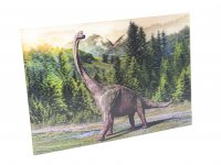 3D Postkarte Brachiosaurus