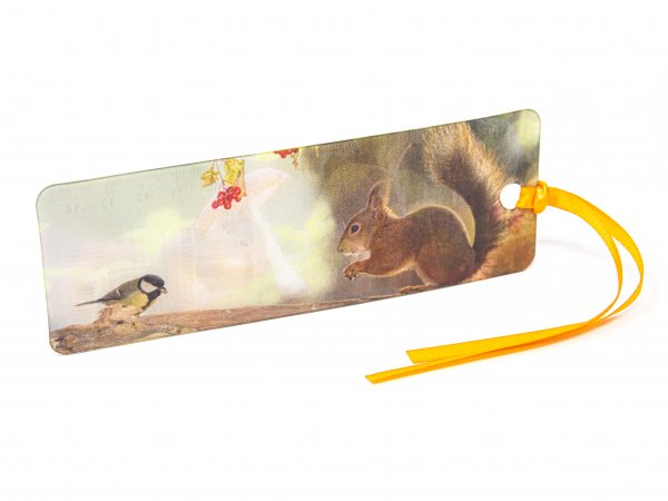 3D-Lesezeichen - Eichhörnchen - 15,5 cm