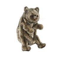 Kuscheltier - Handpuppe Wombat