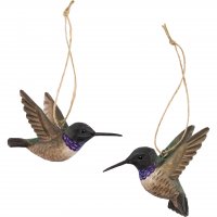 DecoBird - Schwarzkinnkolibri - Paar