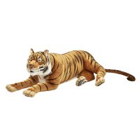 Hansa Creation - XXL Stofftier -  Tiger braun liegend 150cm