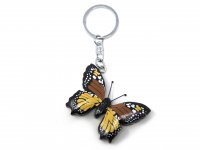 Schlüsselanhänger aus Holz - Schmetterling