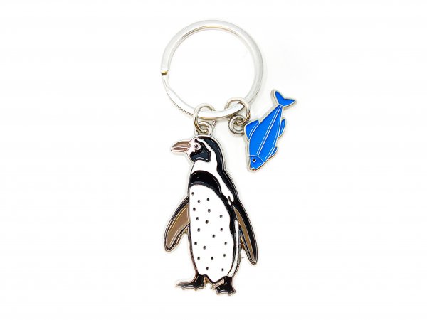 Nature Planet - Schlüsselanhänger aus Metall - Humboldt Pinguin