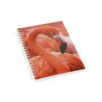 3D Notizbuch - Flamingo- groß