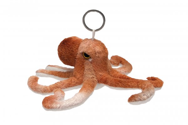 Plüsch Schlüsselanhänger - Oktopus
