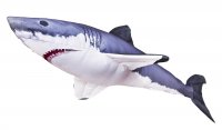 Gabyfishpillows - Kuscheltier - Weißer Hai - 120 cm