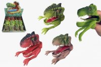 Stretch Fingerpuppe Dinosaurier verschiedene Farben