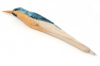 Holzkugelschreiber - Eisvogel, ca. 20cm