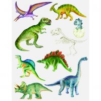 Kindertattoo Dinosaurier