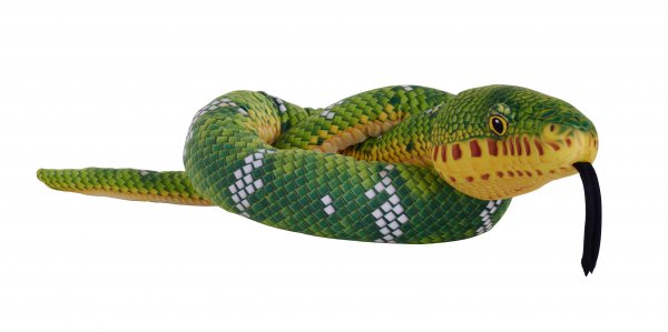 Wild Republic - Kuscheltier - Snakesss Eco - Smaragdbaumboa
