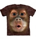 The Mountain T-Shirt - Big Face Baby Orangutan - 2XL