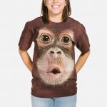 The Mountain T-Shirt - Big Face Baby Orangutan - 2XL