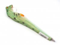 Holzkugelschreiber - Frosch, ca. 20cm